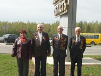 Церемония встречи &laquo;Вечного огня&raquo; 4 мая 2010 года отправленного из Москвы