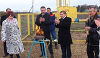 22 октября 2009 года пуск газа в селе Зиново Большеклочковского сельского поселения