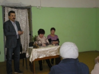 Встречи с населением продолжаются